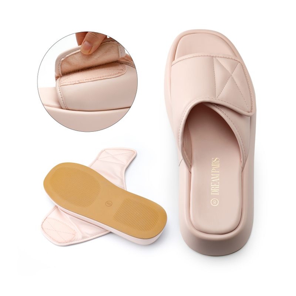 Slip on Platform Slide Sandals - PINK - 3