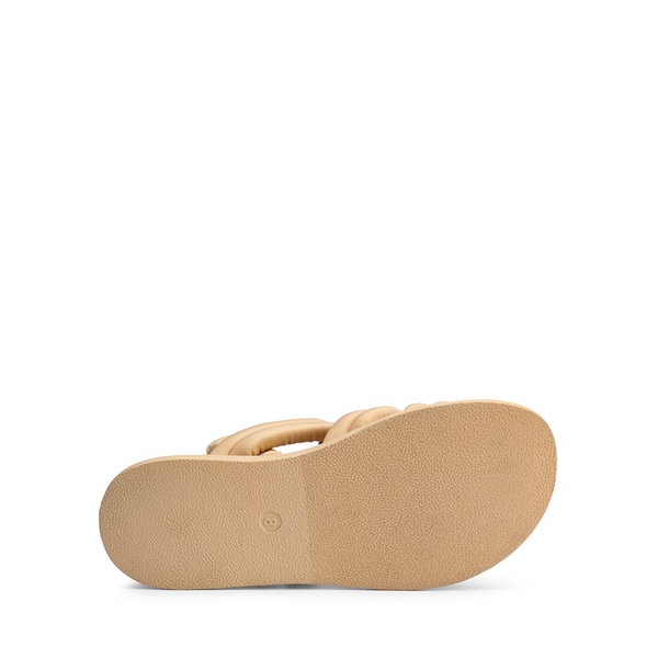 [Wonder Cloud] Artemis Strappy Cross Strap Flat Sandals - NUDE - 3