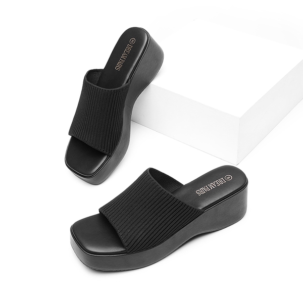Platform slip on sandals hotsell