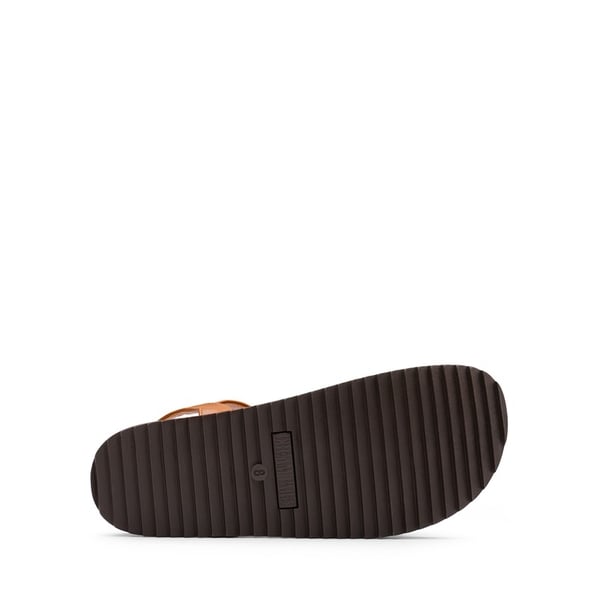  Comfort Arch Support Flat Sandals - BROWN - 4