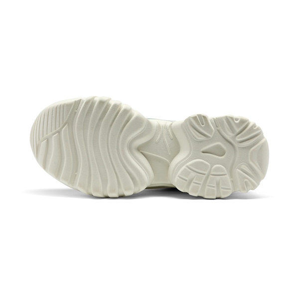 Breathable Mesh Platform Sneakers - OIL BLUE - 4