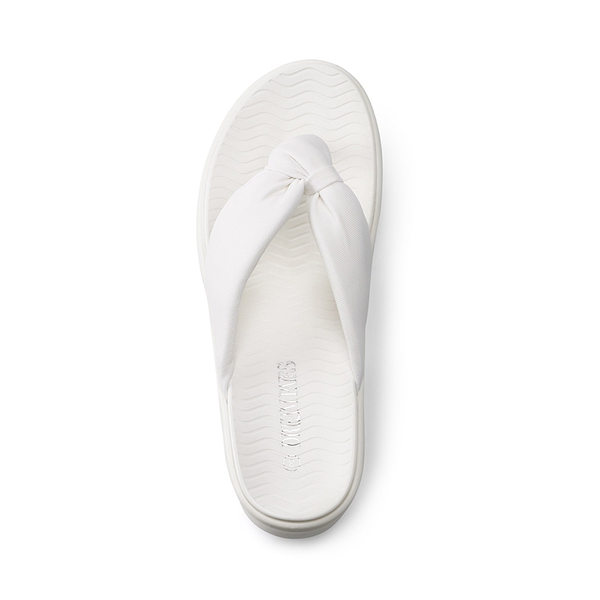 Soft Thong Knotted Flip Flops - WHITE - 3