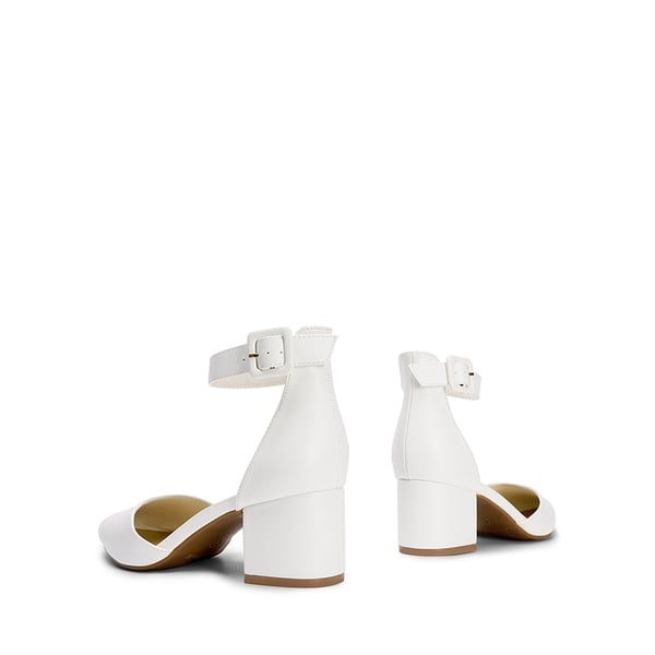 Ankle Strap Block Heel Wide Width Pumps Dream Pairs