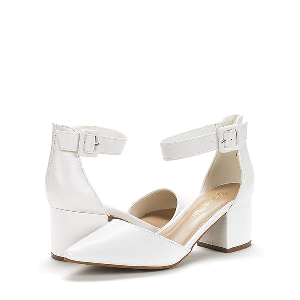 White shoes ankle strap cheap