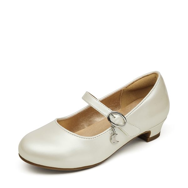 Low Heel Ivory Dress Shoes For Girls Girls Mary Jane Shoes With