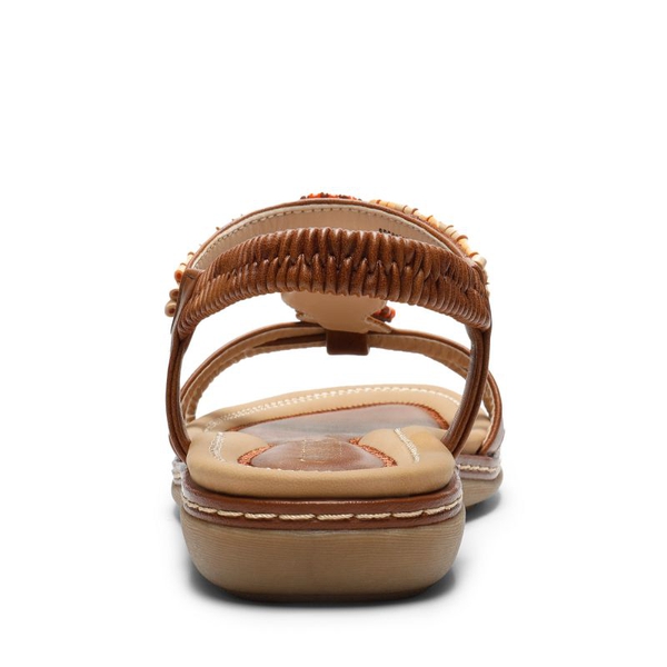 Women s Bohemian Flat Sandals Elastic Sandals Dream Pairs