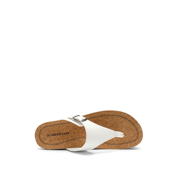 Arch Support Platform Thong Sandals - WHITE - 3