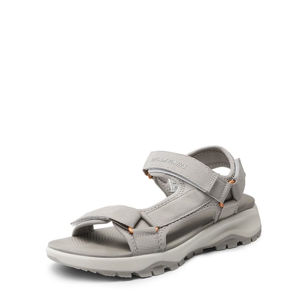 Hook and Loop Straps Walking Water Sandals - LIGHT COFFEE -  0