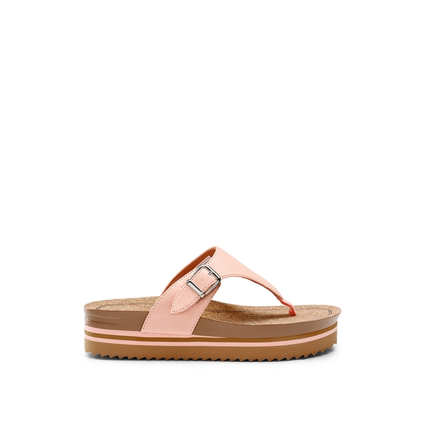 Arch Support Platform Thong Sandals - PINK - 2
