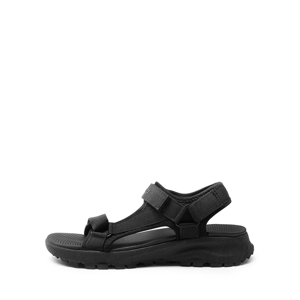Hook and Loop Straps Walking Water Sandals - ALL BLACK - 2