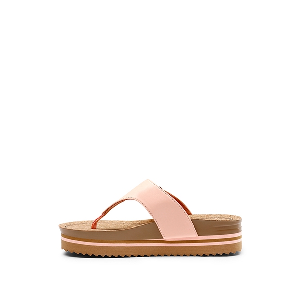 Arch Support Platform Thong Sandals - PINK - 4