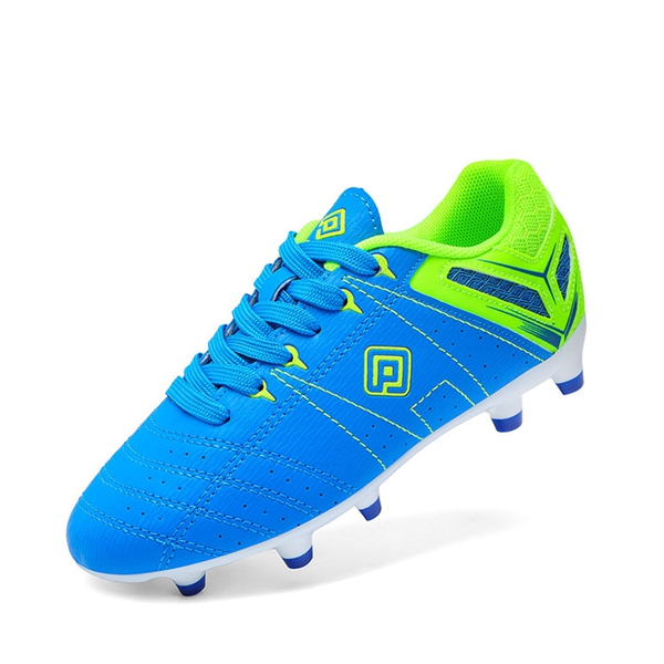 Boys & Girls Comfortable Soccer Cleats - ROYAL LEMON GREEN -  0