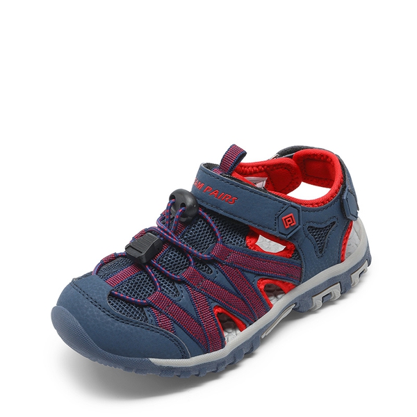 Kids Outdoor Sports Sandals - BLUE GREY RED -  0