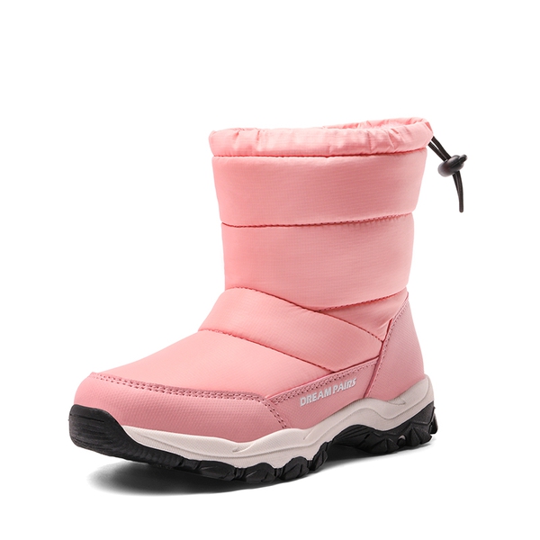 Waterproof Kids Snow Boots - PINK -  0