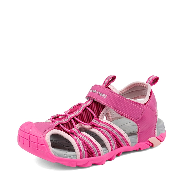 Boys Girls Outdoor Sports Sandals - FUCHSIA SHELL PINK -  0
