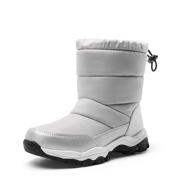 Waterproof Kids Snow Boots - GRAY -  0