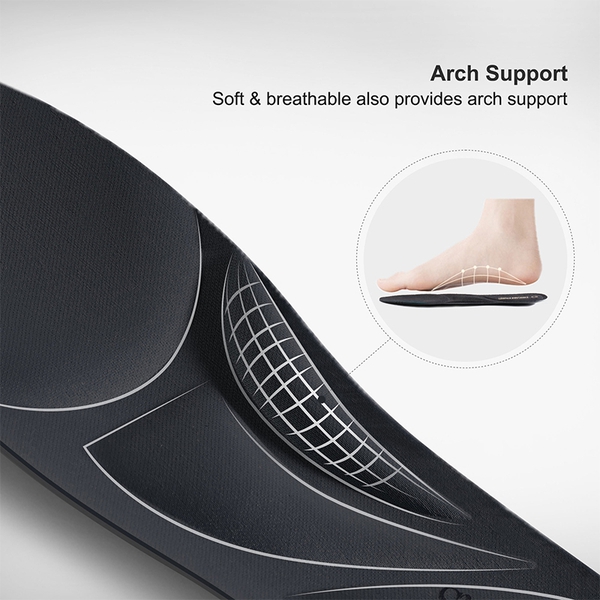 Arch Support Chunky Heel Oxfords - BLACK PU - 4