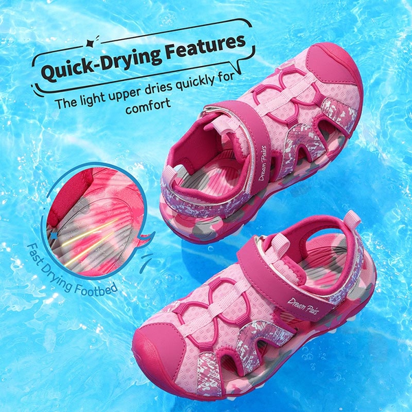 Summer Outdoor Athletic Sport Sandals - HOT PINK PINK - 3