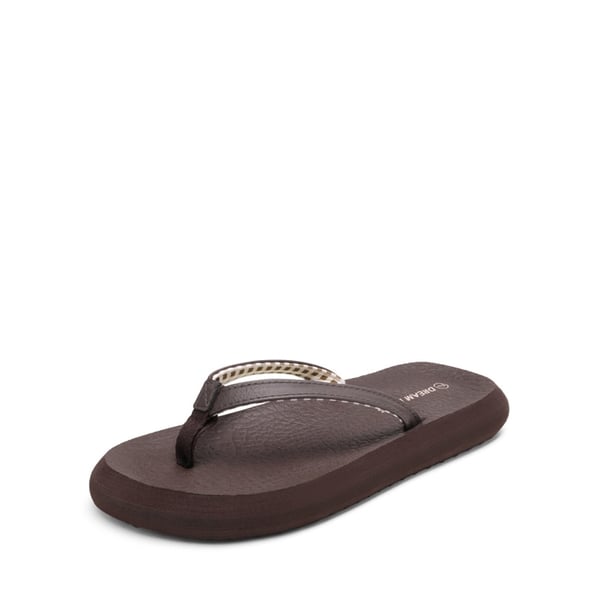 Arch Support Flip Flops - BROWN -  0
