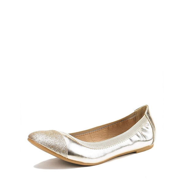 Ballet Walking Flats Shoes - GOLD -  0
