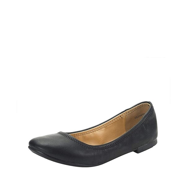 Ballerina Walking Flats - BLACK -  0