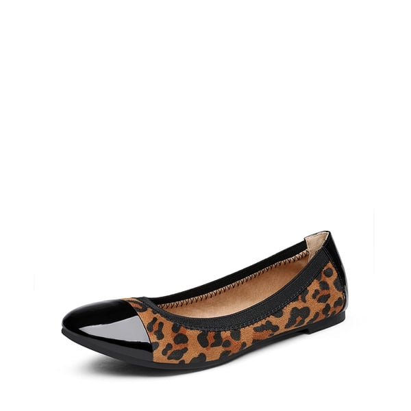 Ballet Walking Flats Shoes - LEOPARD -  0