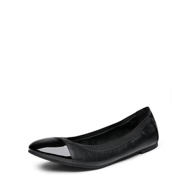 Ballet Walking Flats Shoes - BLACK -  0