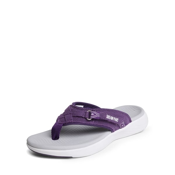 Comfort Flip Flop Sandals - PURPLE -  0