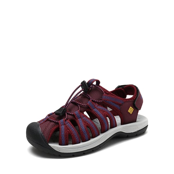 Quick Drying Closed-Toe Outdoor Women’s Athletic Sandals - FUCHSIA -  0
