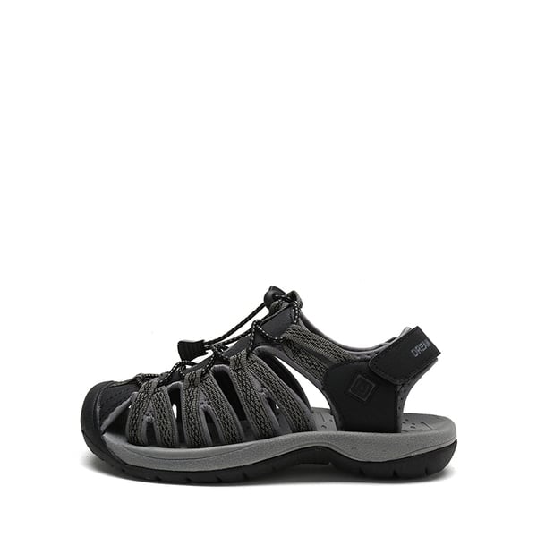 Quick Drying Closed-Toe Outdoor Women’s Athletic Sandals - BLACK DARK GREY - 1