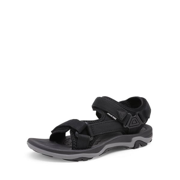Arch Support Hiking Sandals - BLACK -  0