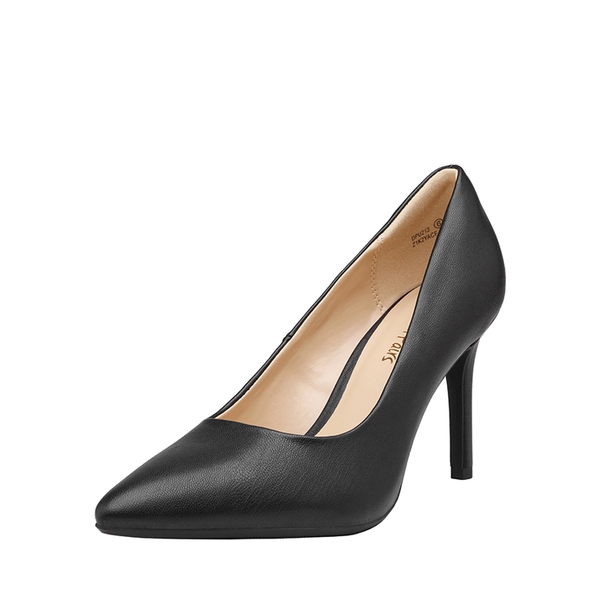 Belle Vie Pointed Toe Stiletto Pumps - BLACK -  0