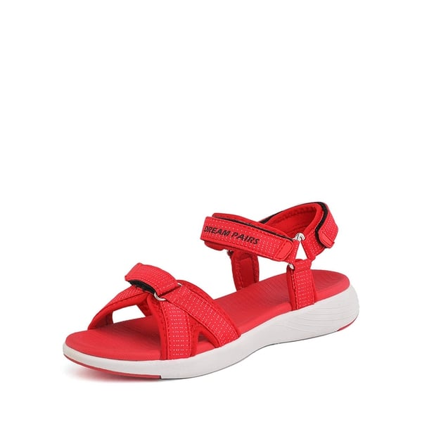 Outdoor Athletic Hiking Sandals - RED -  0