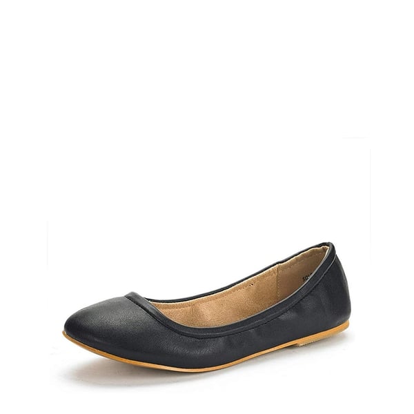 Classic Ballet Flats Shoes - BLACK -  0