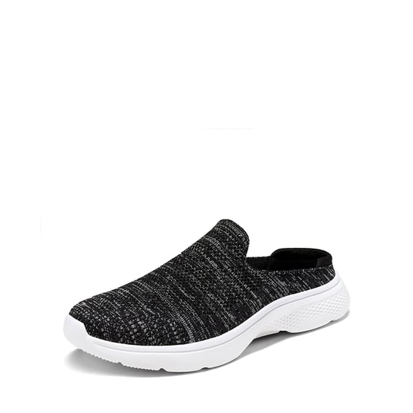 Slip on Mule Sneakers - BLACK GREY -  0
