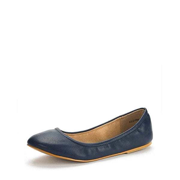 Classic Ballet Flats Shoes - NAVY -  0