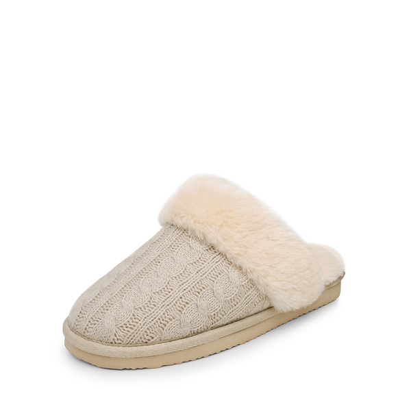 Winter Knitted House Slippers - BEIGE -  0