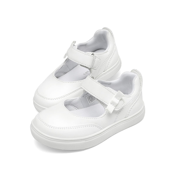 Kids Soft Walking Flat Shoes - WHITE - 1