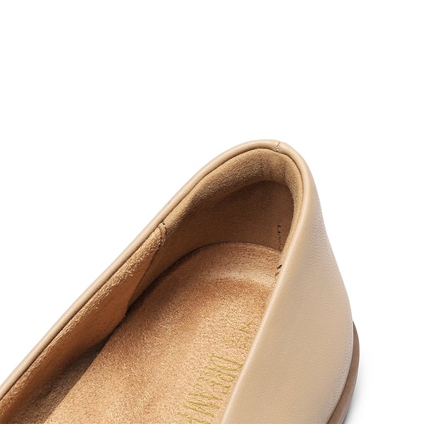 Slip On Arch Support Flats - NUDE - 4