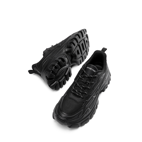 [Bold] Platform Lightweight Fashion Sneakers - BLACK - 7
