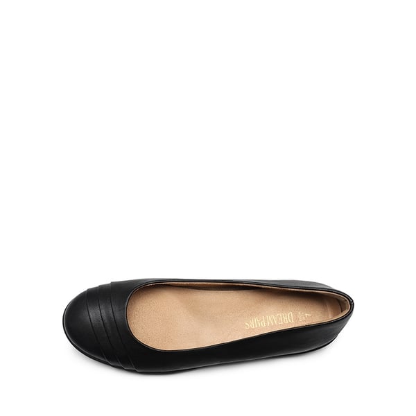 Slip On Arch Support Flats - BLACK - 4