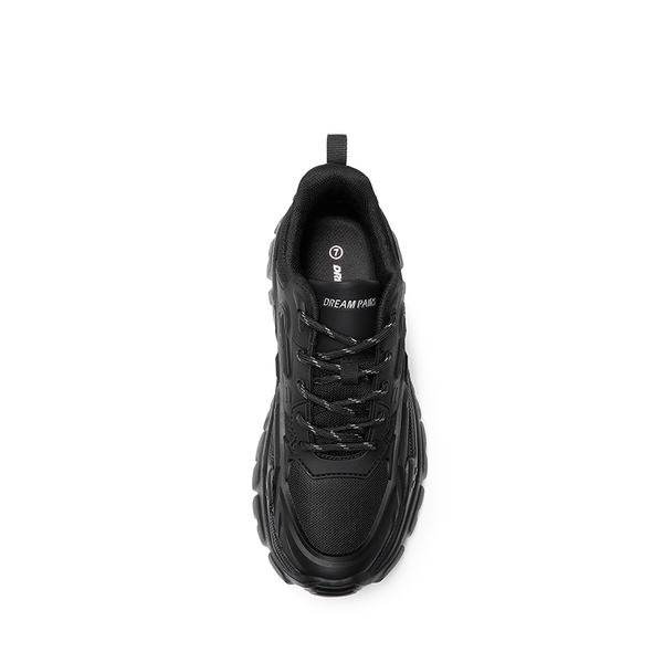 [Bold] Platform Lightweight Fashion Sneakers - BLACK - 5