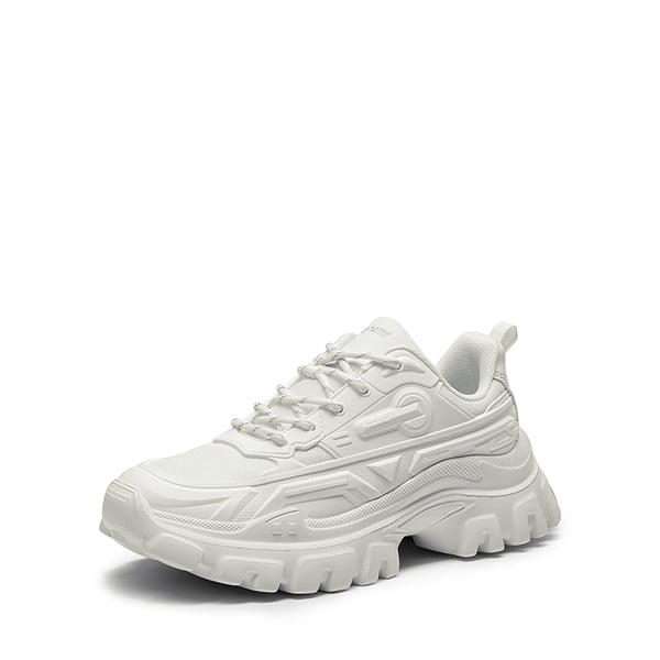 [Bold] Platform Lightweight Fashion Sneakers - WHITE -  0