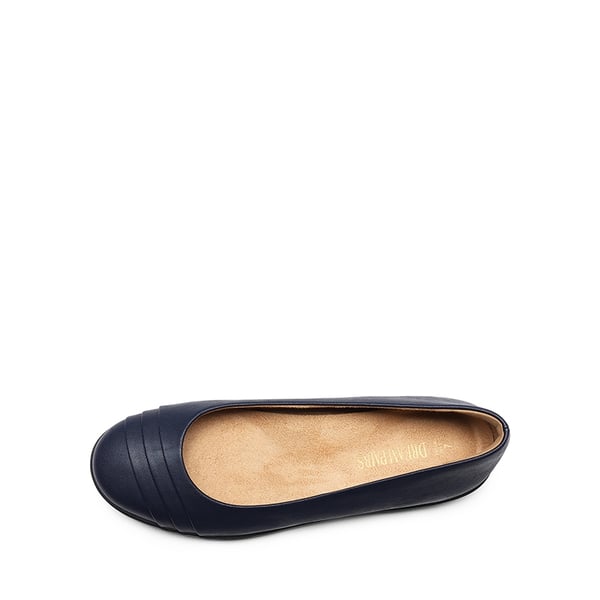 Slip On Arch Support Flats - NAVY - 4