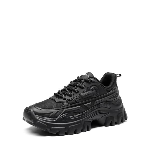 [Bold] Platform Lightweight Fashion Sneakers - BLACK -  0