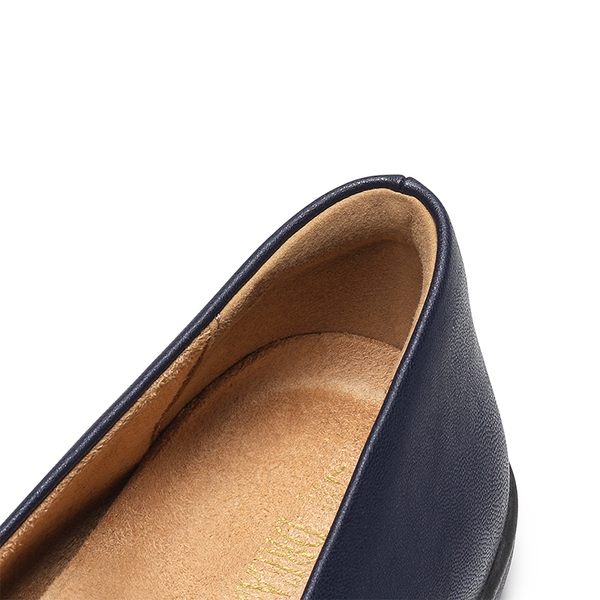 Slip On Arch Support Flats - NAVY - 5