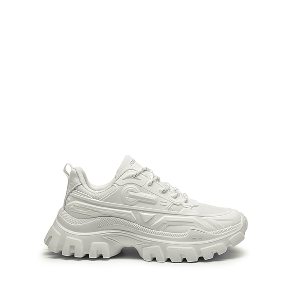 [Bold] Platform Lightweight Fashion Sneakers - WHITE - 3