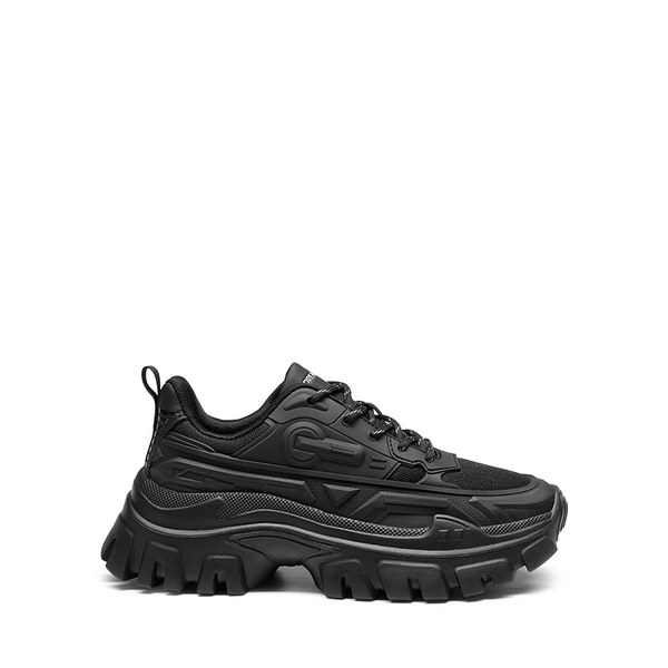 [Bold] Platform Lightweight Fashion Sneakers - BLACK - 3