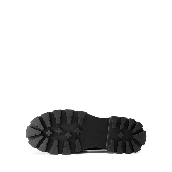 Golden Chain Slip On Mules - BLACK - 5