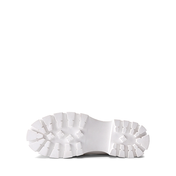 Golden Chain Slip On Mules - WHITE - 5